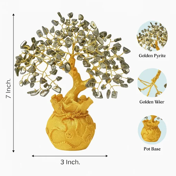Natural Pyrite Tree 